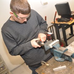 Efterskoleelev i 3 dages praktik hos Blaaholm